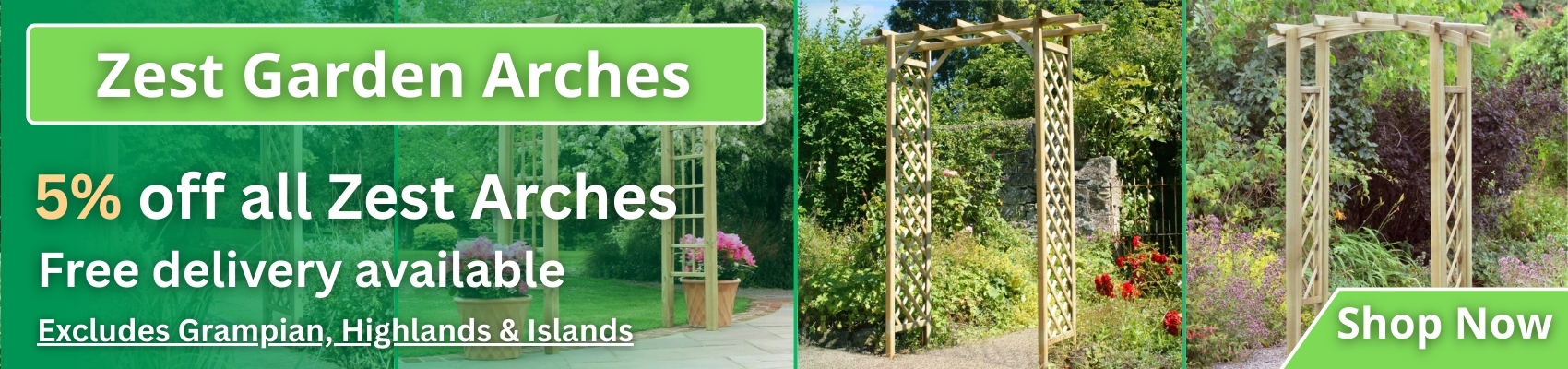 Zest Garden Arches up to 5% off