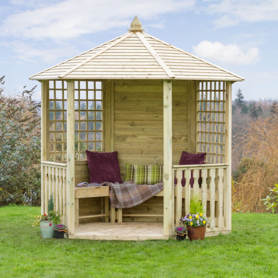 Wooden Garden Arbours Zest Structures Wooden Gazebos