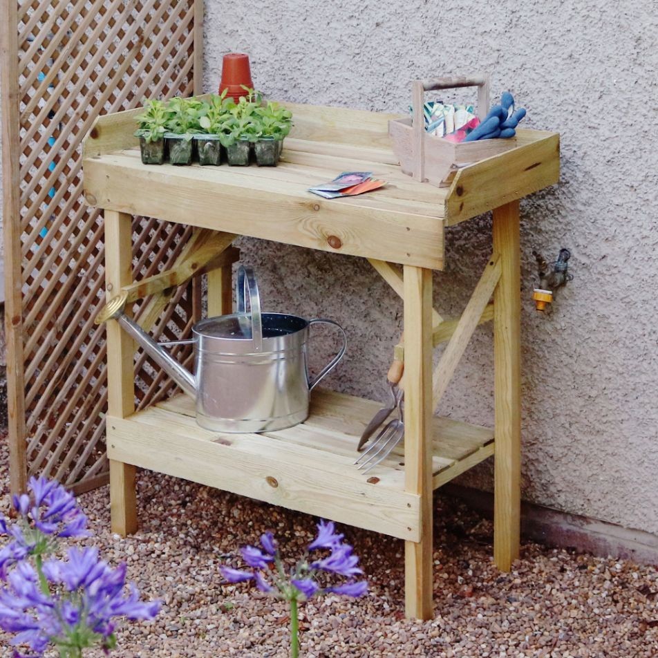 Wooden Potting Table Zest Economy Potting Table