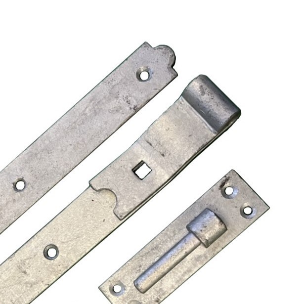 Cranked Bands c/w Hooks (per pair) Wooden Gate Hinges