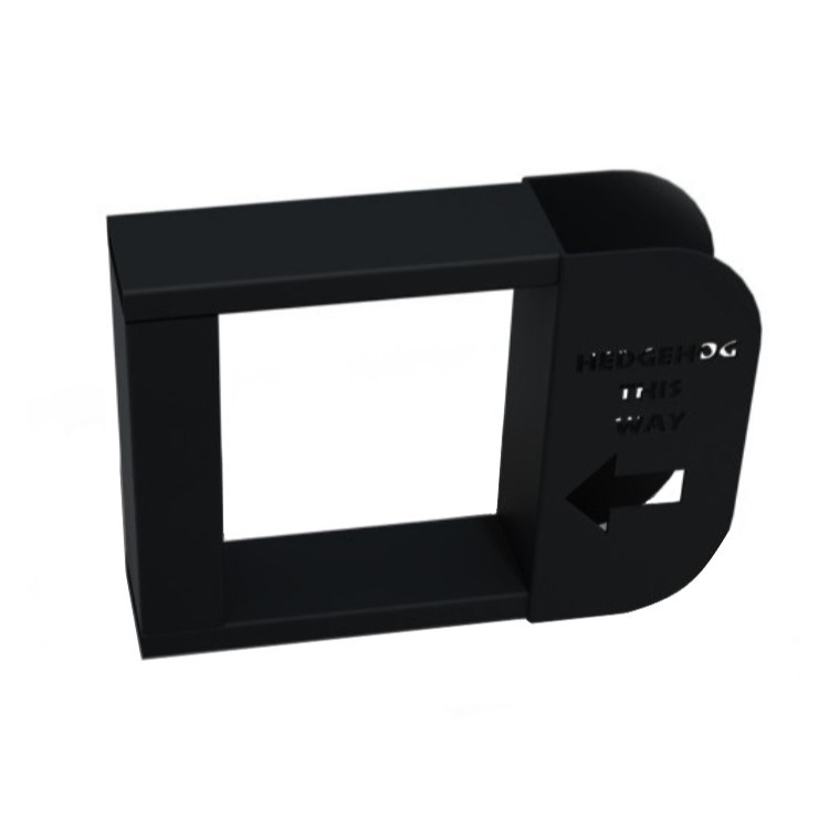 DuraPost HedgeHog Hole For Gravel Board Black Fencing