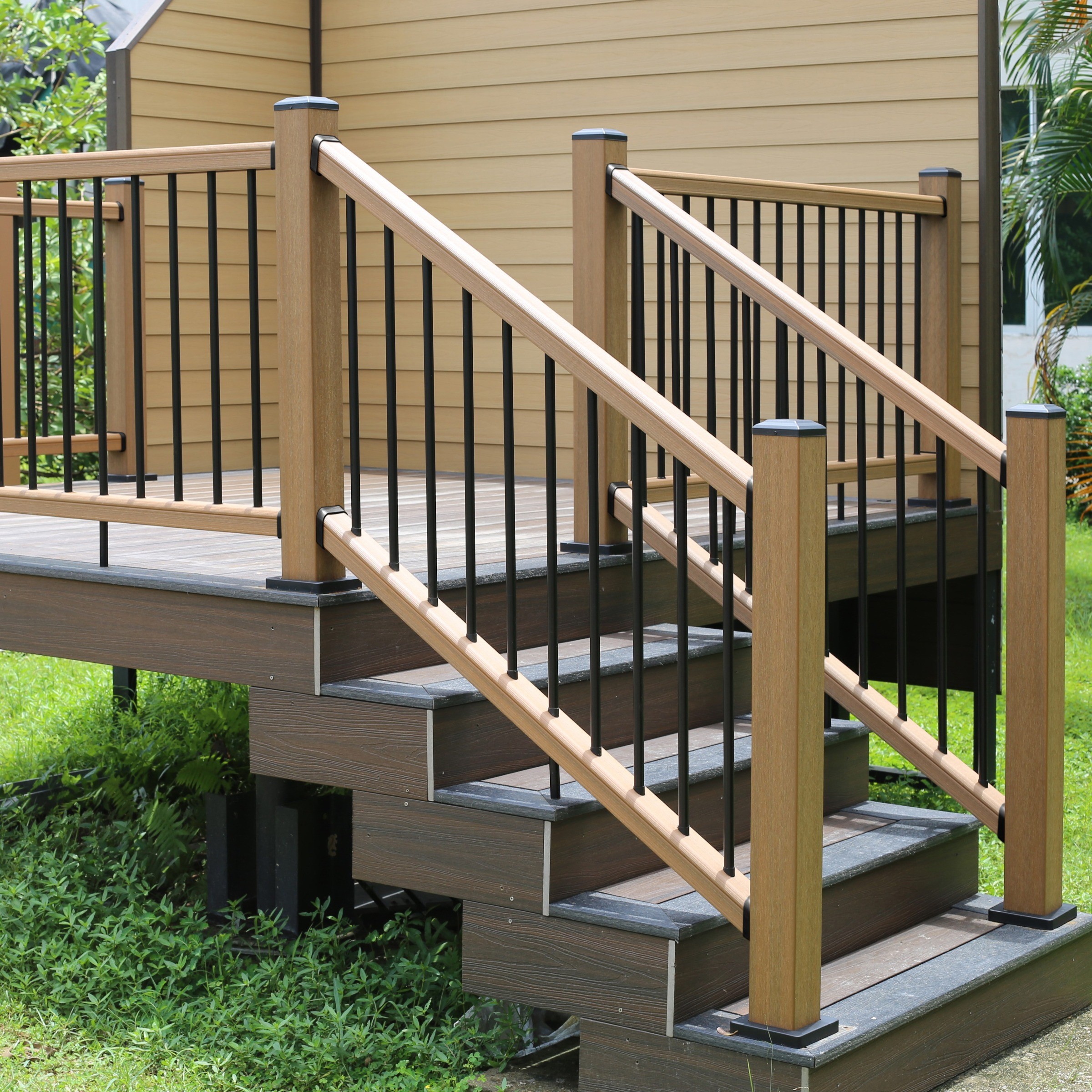 UltraShield Naturale 1.8m Hand & Base Rail Kit PVC Boards