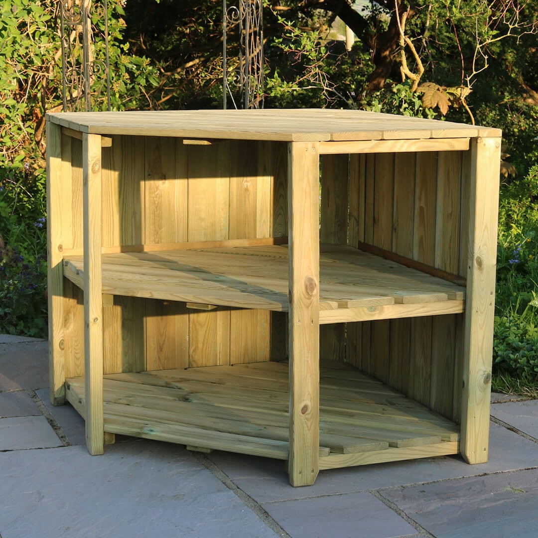Zest Terazza Outdoor Kitchen Corner Unit | Garden Kitchen