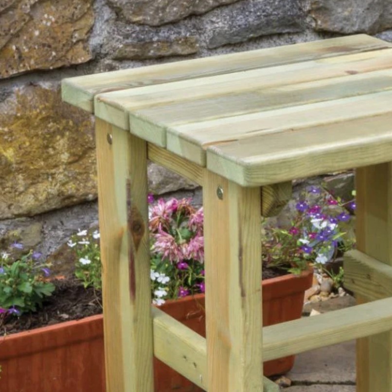 Small Wooden Garden Table Zest Lily Side Table