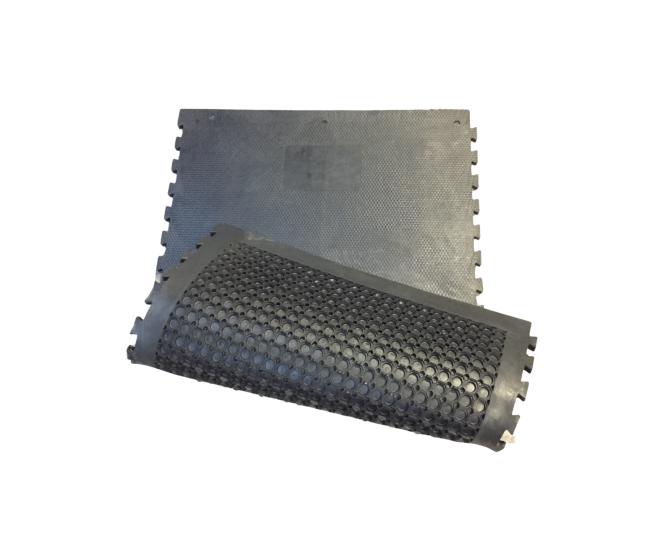 Rubber Comfort Mat Interlocking 1.82m x 1.15m x 23mm