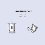 Diagram of 170mm union bracket