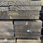 Stack of 6" x ¾" fence rails