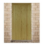 Charltons Town wooden gate with tongue and groove. It is framed, ledged and braced. Shown here without metalwork