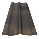 Black bitumen ridge for shed roofs