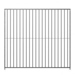 This dog pen side/back panel has 75mm spacings between bars, making these dog pen panels perfect for medium to large dogs.