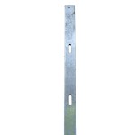 Metal post with two holes either side to allow two 53" Newforde gates to catch at 180°