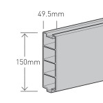 DuraPost in-fill panels dimensions