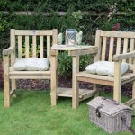 Forest Garden wooden love seat