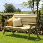 Zest Freya wooden garden bench