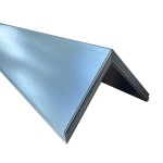 Galvanised flashings shown in a stack