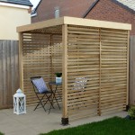 Forest Modular Wooden Pergola with three sides included