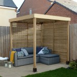 Forest Modular Wooden Pergola with two sides included