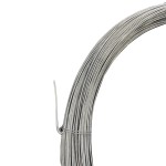 High tensile plain wire shown galvanised
