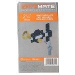 Box showing the contents of the gate mate premium long throw lock