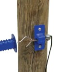 Rutland gate break insulator shown on a post