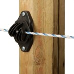 Rutland essential poly rope shown on a post