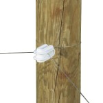 Rutland strain insulator on a post