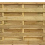 San Remo Flat Top Panel is a solid fence panel and gives a classic finish. This fence panel is shown in close up