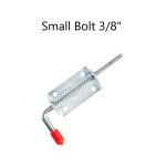 Small spring loaded bolt