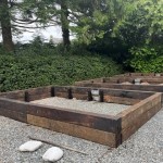 Used Sleepers made into raised beds