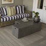 UltraShield Newtechwood composite decking boards shown in a domestic setting