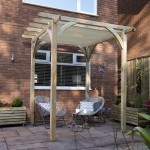 Forest Ultima wooden pergola shown with a canopy