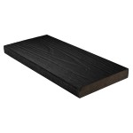 UltraShield Naturale Ebony solid edge composite decking board