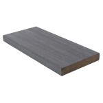 UltraShield Naturale Light Grey solid edge composite decking board