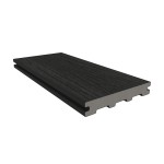 UltraShield solid composite decking in with Ebony colouring