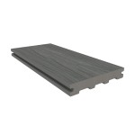 UltraShield solid composite decking in with Light Grey colouring