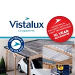 This image is from the Vistalux instructions and show a finished carport with a roof made from Vistalux sheets