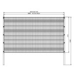 Vmex security fence panels dimensions