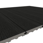 Composite decking boards Ebony coloured
