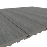 Composite decking boards Light Grey coloured