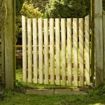 Charltons Wicket Gate which is lightweight, ledged and multi braced with a planed finish. Sitting in a garden setting