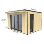 Dimensions of a Forest Garden Xtend 4.0 small outdoor office
