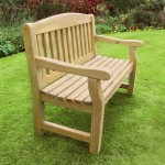 Zest Emily wooden garden bench