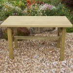 Zest Emily wooden table for outdoor dining