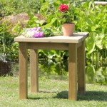 Zest Emily wooden garden table