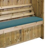 Zest Hampshire seat pad in green