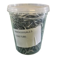 2 and a half inch nails in a 2.5kg tub