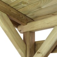 Close up of the corner on a Zest Truro garden shelter