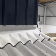 Briarwood fibre cement apron piece shown on a roof