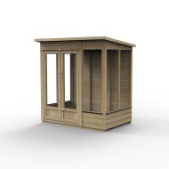 Forest Garden Beckwood timber summerhouse 6ft x 4ft with a pent roof