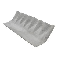 Briarwood fibre cement apron piece for closing joining to another building